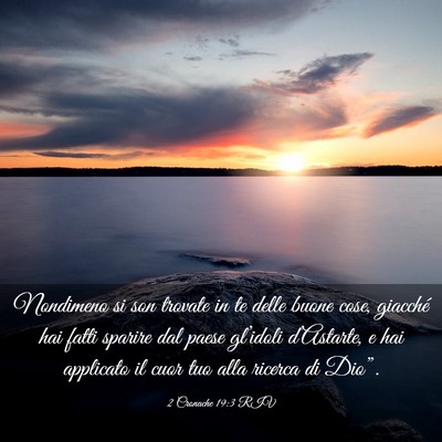 Picture 03 - 2 Cronache 19:3 RIV - Nondimeno si son trovate in te delle buone cose, - Bible Verse Picture