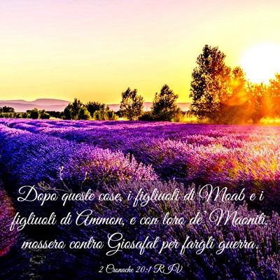 Picture 03 - 2 Cronache 20:1 RIV - Dopo queste cose, i figliuoli di Moab e i - Bible Verse Picture