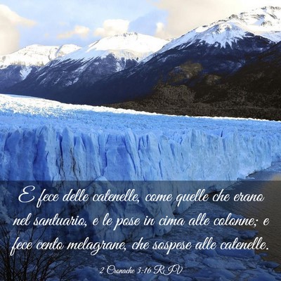 Picture 03 - 2 Cronache 3:16 RIV - E fece delle catenelle, come quelle che erano nel - Bible Verse Picture