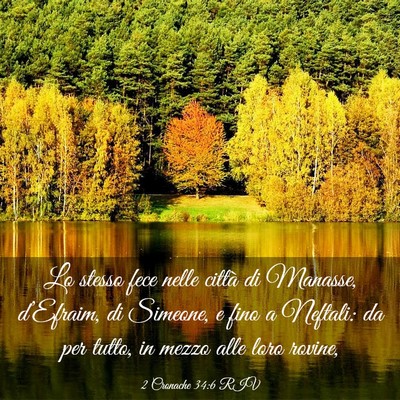 Picture 03 - 2 Cronache 34:6 RIV - Lo stesso fece nelle città di Manasse, - Bible Verse Picture