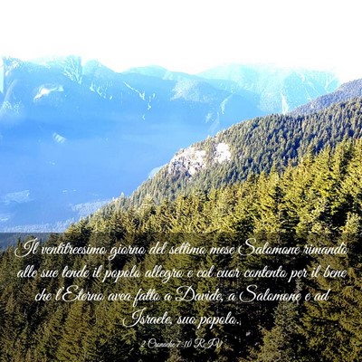 Picture 03 - 2 Cronache 7:10 RIV - Il ventitreesimo giorno del settimo mese Salomone - Bible Verse Picture