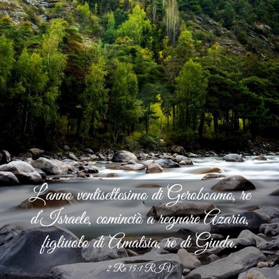 Picture 03 - 2 Re 15:1 RIV - L’anno ventisettesimo di Geroboamo, re - Bible Verse Picture