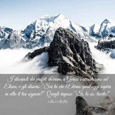 Picture 03 - 2 Re 2:5 RIV - I discepoli dei profeti ch’erano a Gerico - Bible Verse Picture