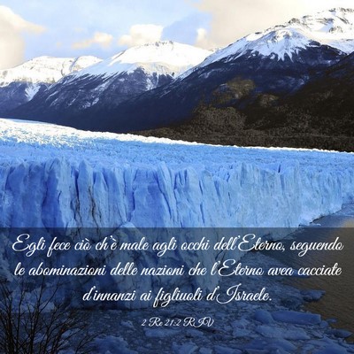 Picture 03 - 2 Re 21:2 RIV - Egli fece ciò ch’è male agli occhi - Bible Verse Picture