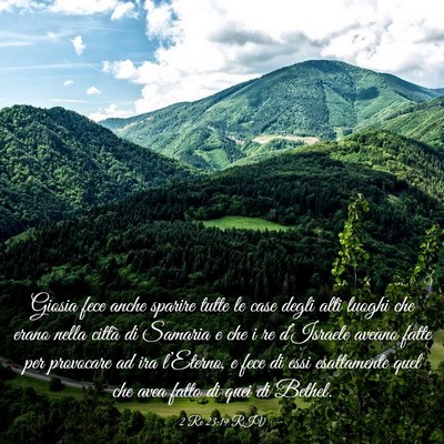 Picture 03 - 2 Re 23:19 RIV - Giosia fece anche sparire tutte le case degli - Bible Verse Picture