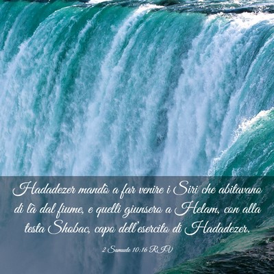 Picture 03 - 2 Samuele 10:16 RIV - Hadadezer mandò a far venire i Siri che - Bible Verse Picture