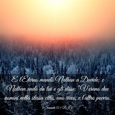 Picture 03 - 2 Samuele 12:1 RIV - E l’Eterno mandò Nathan a Davide; e Nathan - Bible Verse Picture