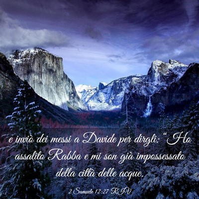 Picture 03 - 2 Samuele 12:27 RIV - e inviò dei messi a Davide per dirgli: “Ho - Bible Verse Picture