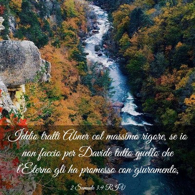 Picture 03 - 2 Samuele 3:9 RIV - Iddio tratti Abner col massimo rigore, se io non - Bible Verse Picture