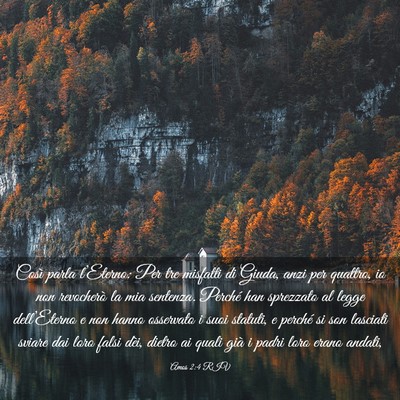 Picture 03 - Amos 2:4 RIV - Così parla l’Eterno: Per tre misfatti di - Bible Verse Picture