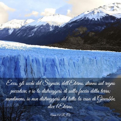 Picture 03 - Amos 9:8 RIV - Ecco, gli occhi del Signore, dell’Eterno, - Bible Verse Picture