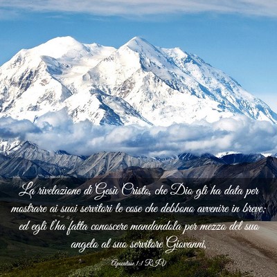 Picture 03 - Apocalisse 1:1 RIV - La rivelazione di Gesù Cristo, che Dio gli ha - Bible Verse Picture