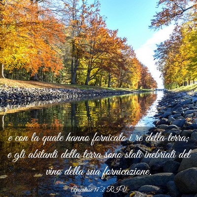 Picture 03 - Apocalisse 17:2 RIV - e con la quale hanno fornicato i re della terra; - Bible Verse Picture