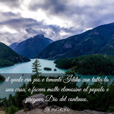 Picture 03 - Atti 10:2 RIV - il quale era pio e temente Iddio con tutta la sua - Bible Verse Picture