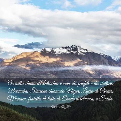 Picture 03 - Atti 13:1 RIV - Or nella chiesa d’Antiochia v’eran dei - Bible Verse Picture