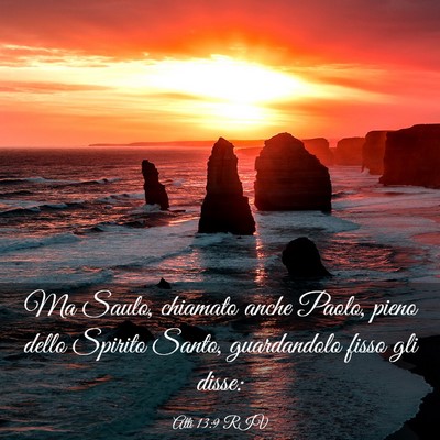 Picture 03 - Atti 13:9 RIV - Ma Saulo, chiamato anche Paolo, pieno dello - Bible Verse Picture