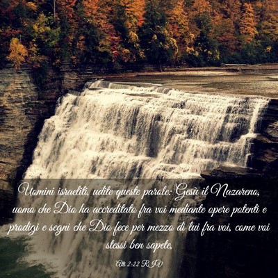 Picture 03 - Atti 2:22 RIV - Uomini israeliti, udite queste parole: Gesù il - Bible Verse Picture