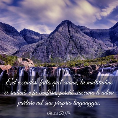 Picture 03 - Atti 2:6 RIV - Ed essendosi fatto quel suono, la moltitudine si - Bible Verse Picture