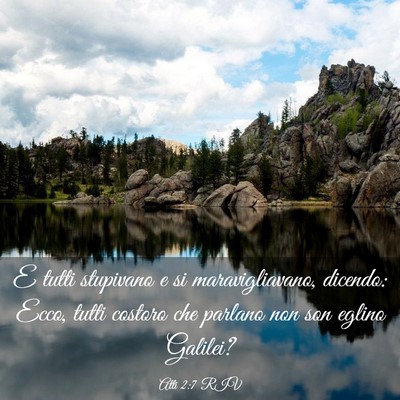 Picture 03 - Atti 2:7 RIV - E tutti stupivano e si maravigliavano, dicendo: - Bible Verse Picture