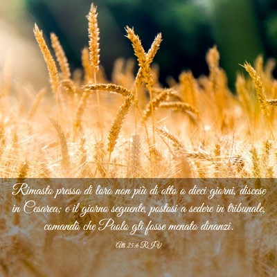 Picture 03 - Atti 25:6 RIV - Rimasto presso di loro non più di otto o dieci - Bible Verse Picture