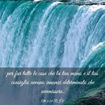 Picture 03 - Atti 4:28 RIV - per far tutte le cose che la tua mano e il tuo - Bible Verse Picture