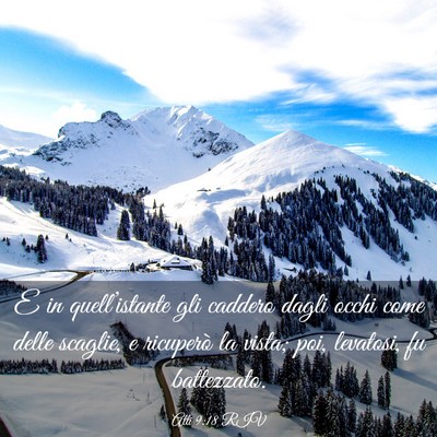Picture 03 - Atti 9:18 RIV - E in quell’istante gli caddero dagli occhi come - Bible Verse Picture