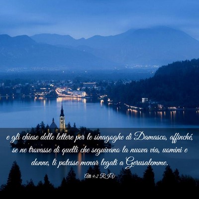 Picture 03 - Atti 9:2 RIV - e gli chiese delle lettere per le sinagoghe di - Bible Verse Picture
