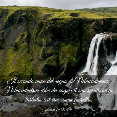 Picture 03 - Daniele 2:1 RIV - Il secondo anno del regno di Nebucadnetsar, - Bible Verse Picture