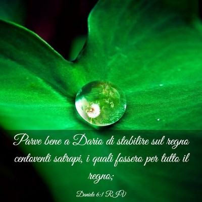 Picture 03 - Daniele 6:1 RIV - Parve bene a Dario di stabilire sul regno - Bible Verse Picture