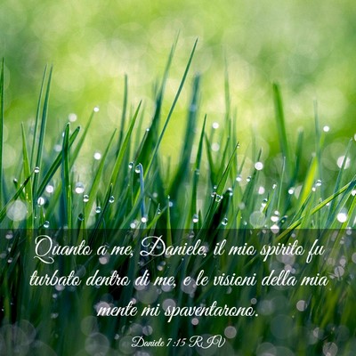 Picture 03 - Daniele 7:15 RIV - Quanto a me, Daniele, il mio spirito fu turbato - Bible Verse Picture