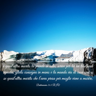Picture 03 - Deuteronomio 24:3 RIV - e quest’altro marito la prende in odio, scrive - Bible Verse Picture