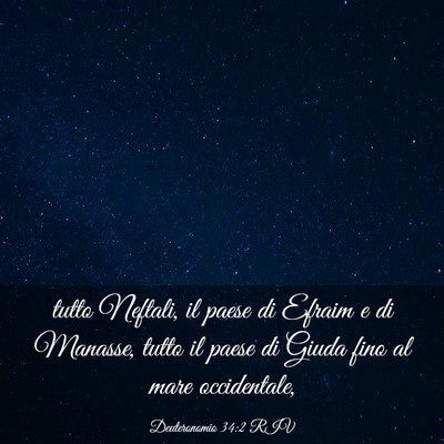 Picture 03 - Deuteronomio 34:2 RIV - tutto Neftali, il paese di Efraim e di Manasse, - Bible Verse Picture