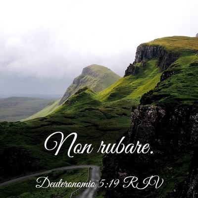 Picture 03 - Deuteronomio 5:19 RIV - Non - Bible Verse Picture