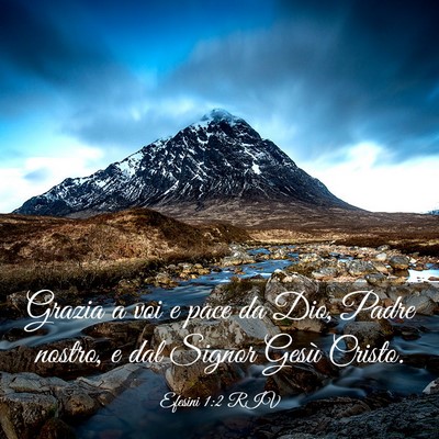 Picture 03 - Efesini 1:2 RIV - Grazia a voi e pace da Dio, Padre nostro, e dal - Bible Verse Picture
