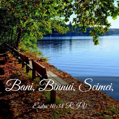 Picture 03 - Esdra 10:38 RIV - Bani, Binnui, - Bible Verse Picture