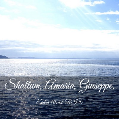 Picture 03 - Esdra 10:42 RIV - Shallum, Amaria, - Bible Verse Picture