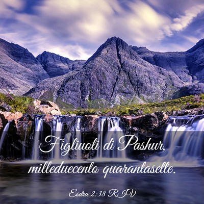 Picture 03 - Esdra 2:38 RIV - Figliuoli di Pashur, milleduecento - Bible Verse Picture