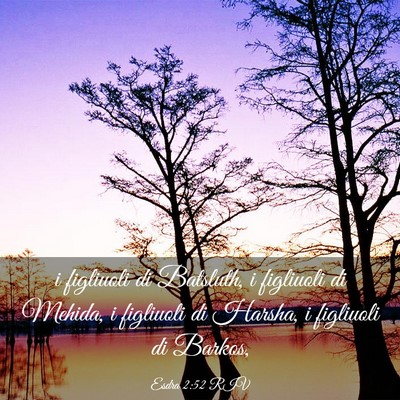 Picture 03 - Esdra 2:52 RIV - i figliuoli di Batsluth, i figliuoli di Mehida, i - Bible Verse Picture