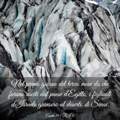 Picture 03 - Esodo 19:1 RIV - Nel primo giorno del terzo mese da che furono - Bible Verse Picture