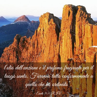 Picture 03 - Esodo 31:11 RIV - l’olio dell’unzione e il profumo fragrante - Bible Verse Picture