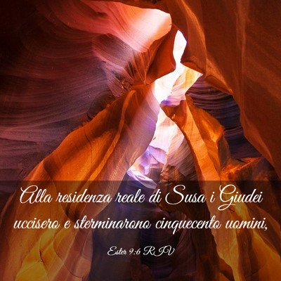 Picture 03 - Ester 9:6 RIV - Alla residenza reale di Susa i Giudei uccisero e - Bible Verse Picture