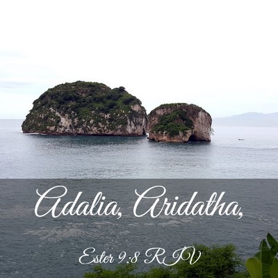 Picture 03 - Ester 9:8 RIV - Adalia, - Bible Verse Picture