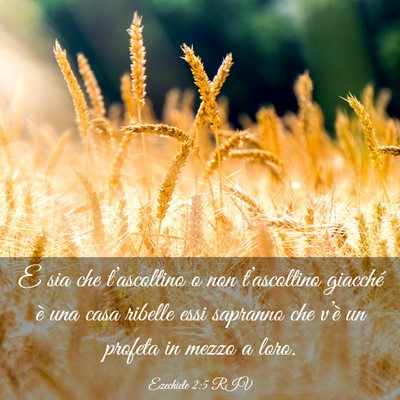 Picture 03 - Ezechiele 2:5 RIV - E sia che t’ascoltino o non t’ascoltino - Bible Verse Picture