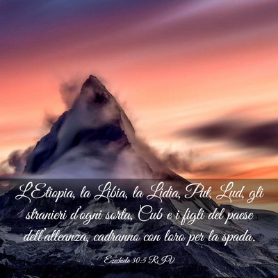 Picture 03 - Ezechiele 30:5 RIV - L’Etiopia, la Libia, la Lidia, Put, Lud, gli - Bible Verse Picture