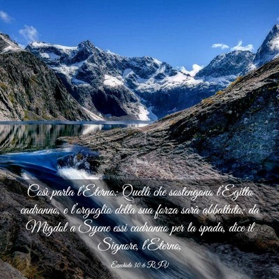 Picture 03 - Ezechiele 30:6 RIV - Così parla l’Eterno: Quelli che sostengono - Bible Verse Picture