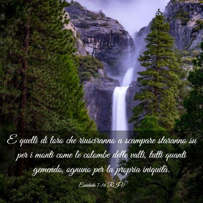Picture 03 - Ezechiele 7:16 RIV - E quelli di loro che riusciranno a scampare - Bible Verse Picture
