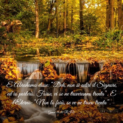 Picture 03 - Genesi 18:30 RIV - E Abrahamo disse: “Deh, non si adiri il - Bible Verse Picture