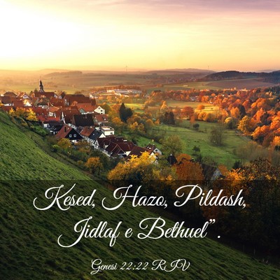 Picture 03 - Genesi 22:22 RIV - Kesed, Hazo, Pildash, Jidlaf e - Bible Verse Picture