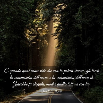 Picture 03 - Genesi 32:25 RIV - E quando quest’uomo vide che non lo poteva - Bible Verse Picture