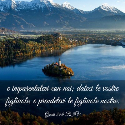 Picture 03 - Genesi 34:9 RIV - e imparentatevi con noi; dateci le vostre - Bible Verse Picture